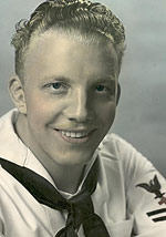 Charles F. Snyder enlisted in the Navy in 1942